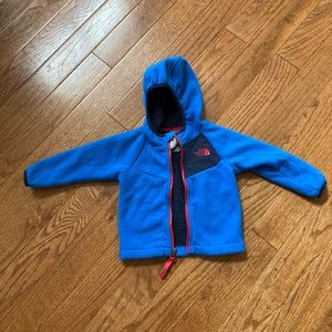 Blue The North Face jacket size 12-18 months